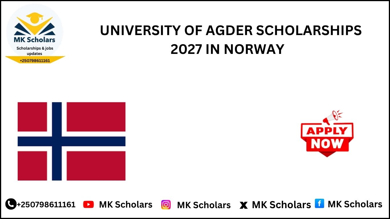 UNIVERSITY OF AGDER SCHOLARSHIPS 2027 IN NORWAY 